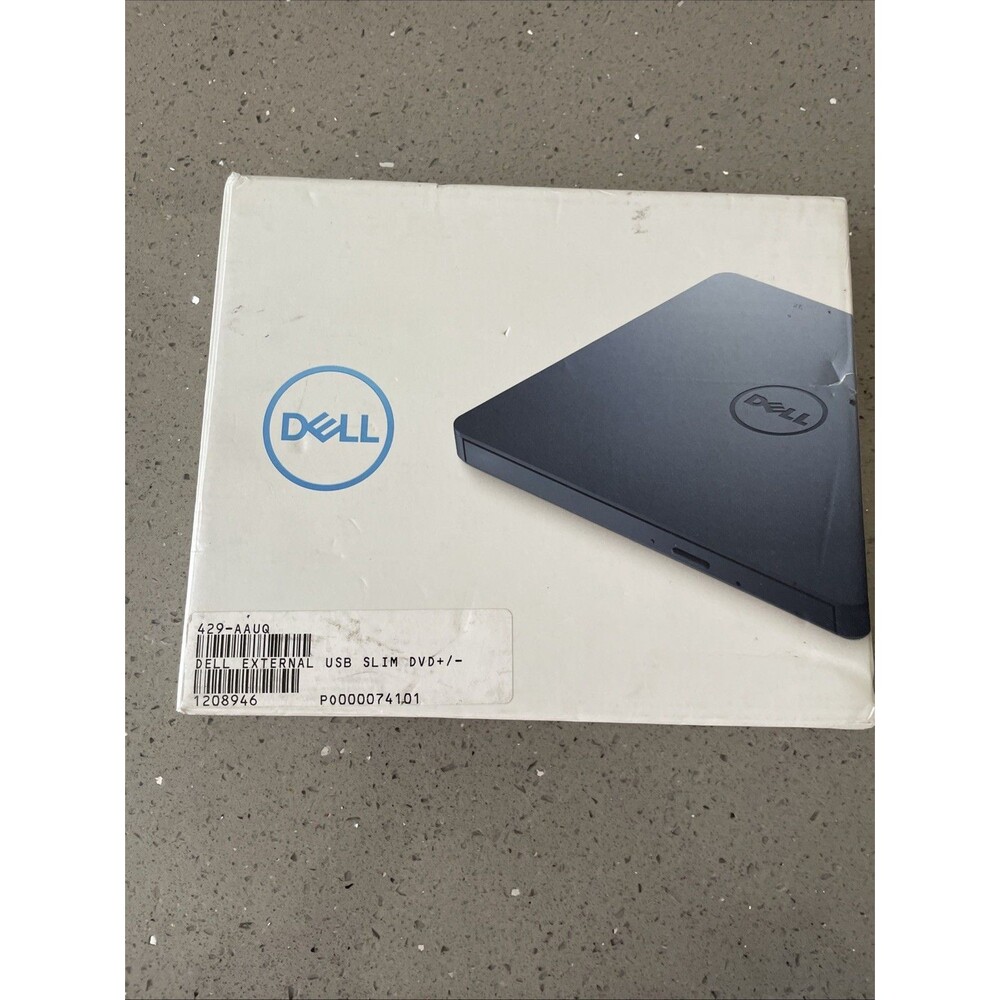 Dell Dw316 Usb Slim Dvd Drive Dvd+/-rw External Drive With Burner - Open Box